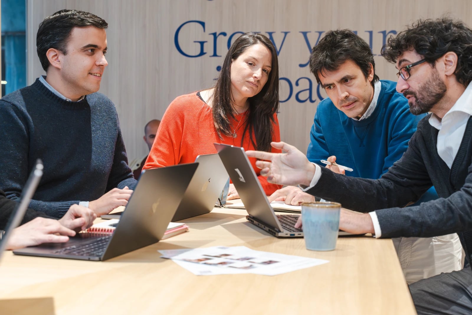 Equipo de Punto en la oficina